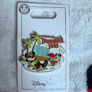 Disneyland Hotel Pin with Mickey and Minnie